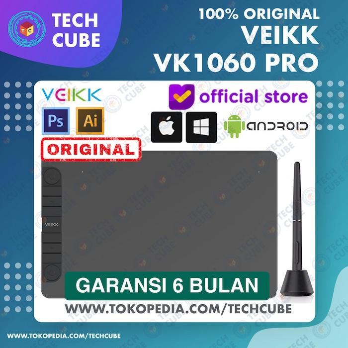 VEIKK VK1060 PRO Digital Graphic Drawing Pen Tablet OSU Al A30 A50 A15 - Tablet