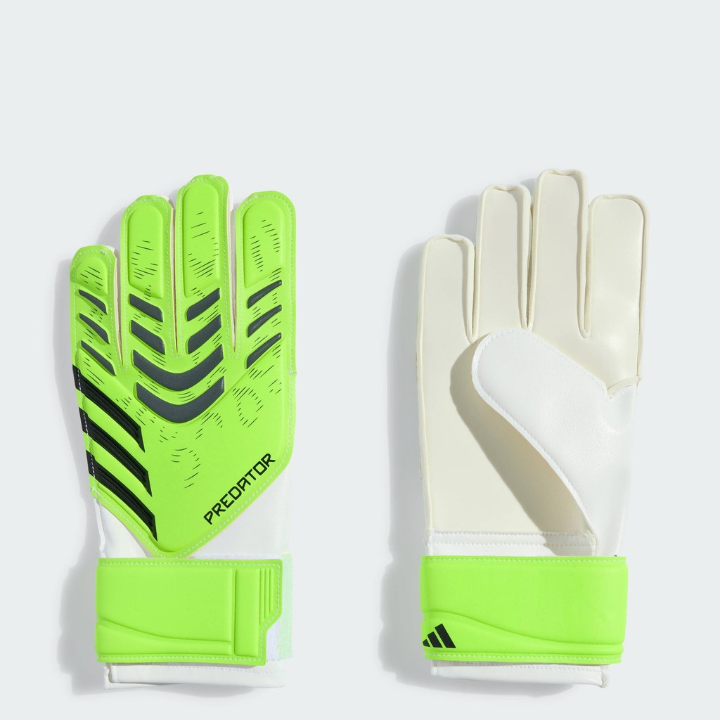 adidas Football Predator Training Goalkeeper Gloves Kids Unisex Green JN5362