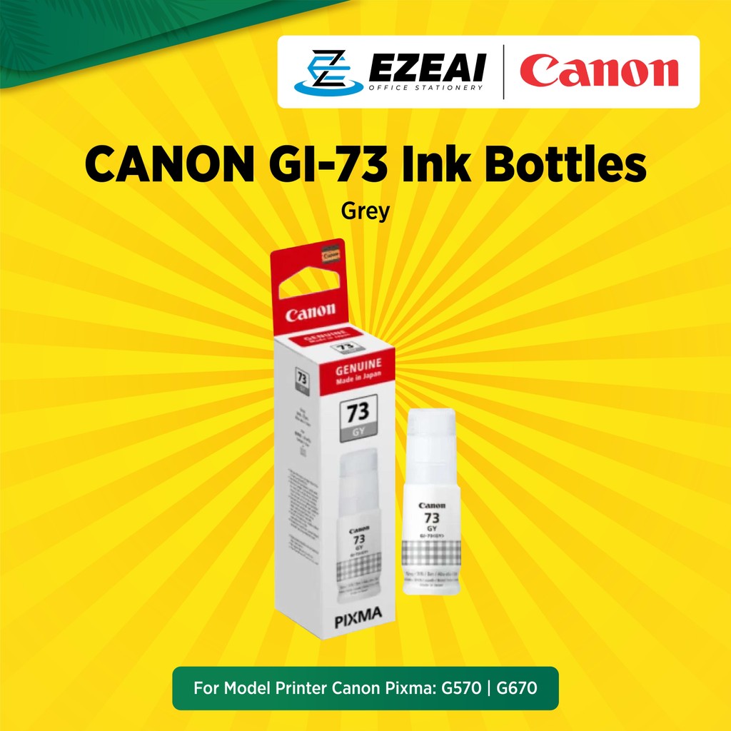 TINTA PRINTER - CANON BOTTLES GI-73 73 FOR G570/G670 - Grey