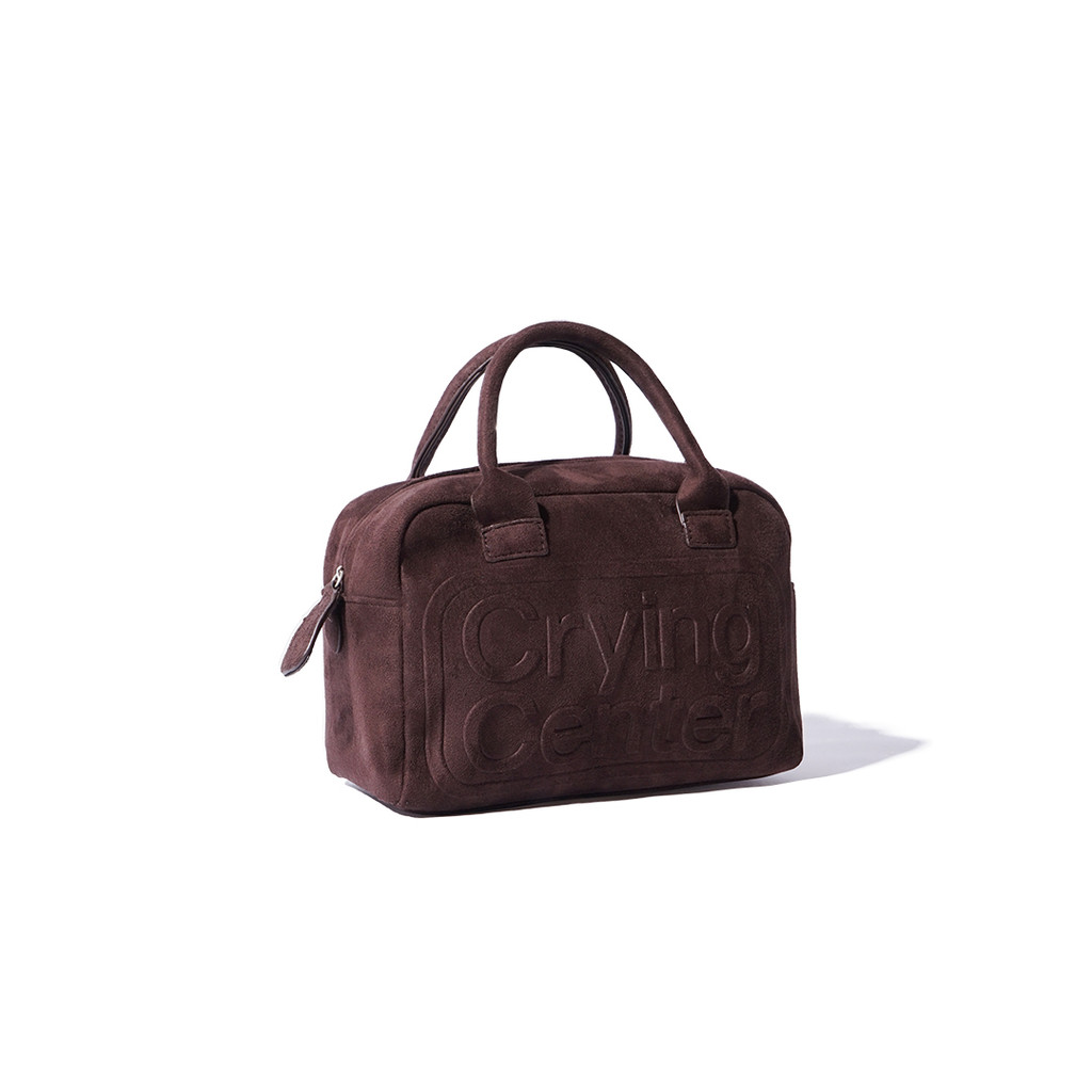 Crying Center Velvet Boston Bag