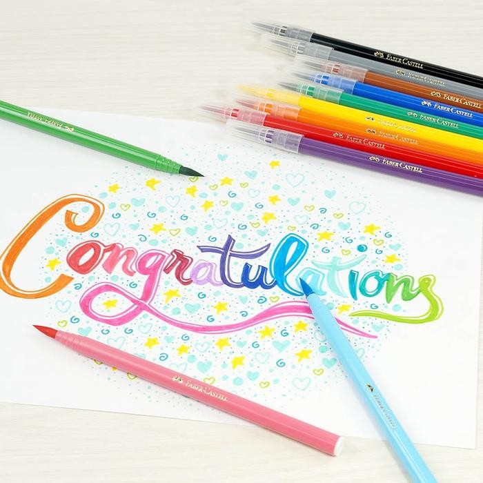 

Faber-Castell Calligraphy Brush Pen Set 12 - -