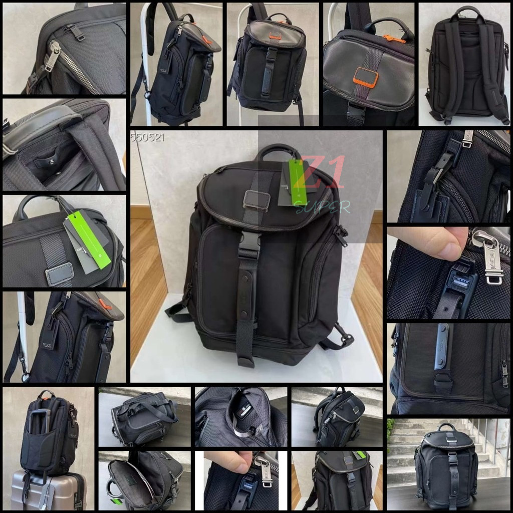 tas ransel travel backpack duffel bag hitam ballistic nylon New 232656