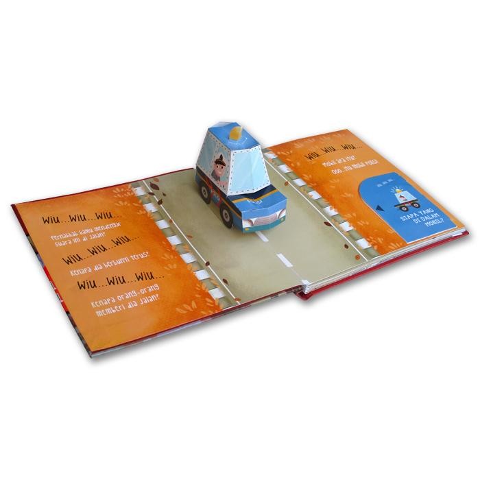 

Wiu Wiu Wiu Wiu PopUp Book - popup book tentang kendaraan emergency - Wiu Wiu Wiu Wiu