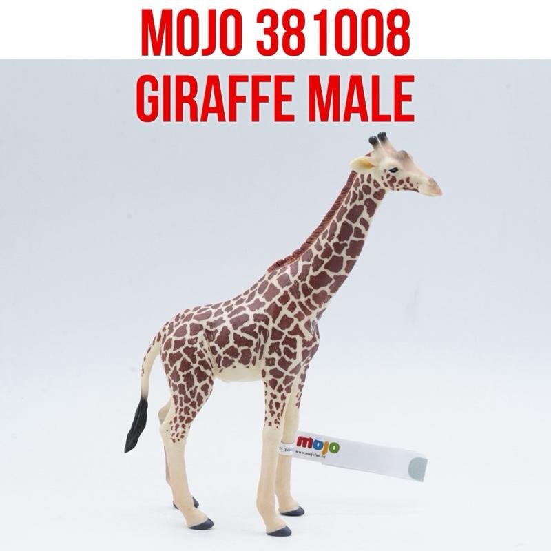 MOJO Fun 381008 Giraffe Male Jerapah Jantan Giraffa  Mainan Binatang Miniature Hewan Animal Figurine