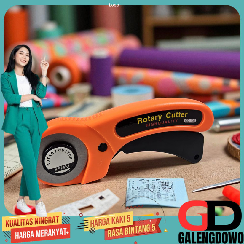 

JIGONG Rotary Cutter Roller Blade Alat Potong Pisau Putar 45mm - SD-100