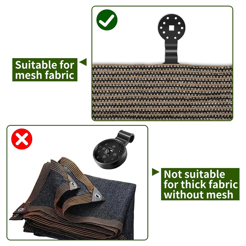 

AB33-Heavy Duty Lock Grip Shade Cloth Clips 80 Pack Strong Shade Cloth Fix Plastic Clips, Shade Cloth Cable Clips