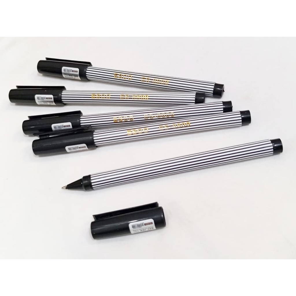 

PEN BALLINER MICROSTAR/ESCO HITAM 1.0 MM /ES-8800