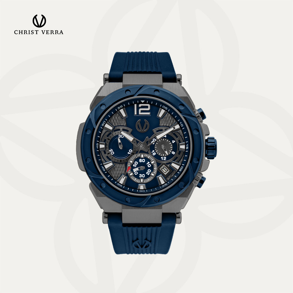 Christ Verra Casual Men's Watches CV 53604G-3C GUN/BLU