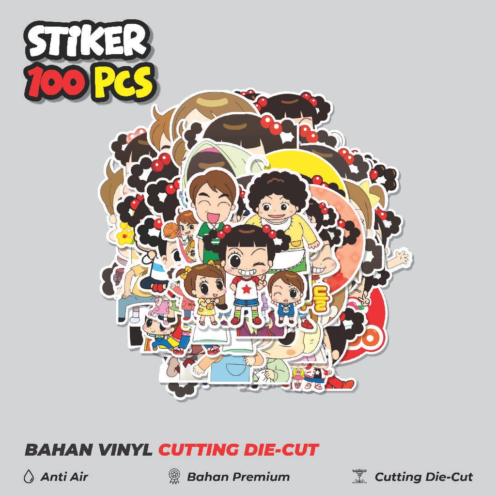 

Terbaru! 50 pcs Stiker Kartun Hello Jadoo Dekorasi Lucu Kreatif untuk Notebook, Skateboard, HP