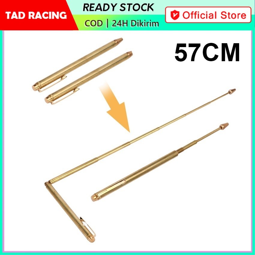 Dowsing Rod Dowsing Alat Deteksi Air 57CM / Dowsing Rod Alat Pencari Air Bahan Tembaga Adjustable Fl