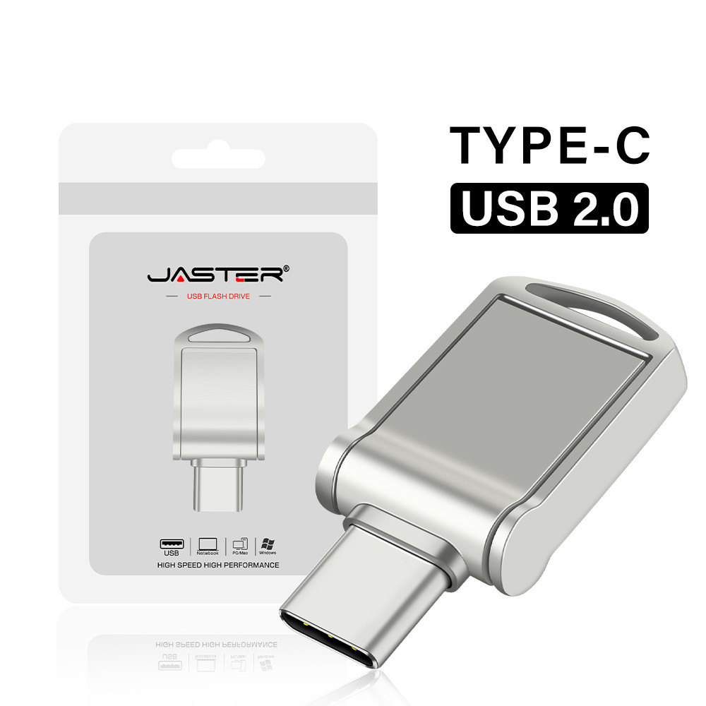 Ultra Mini Metal TYPE-C USB Flash Drive 4GB Memory Stick 8GB Pen Drive 16GB U Disk 100% Actual Capac