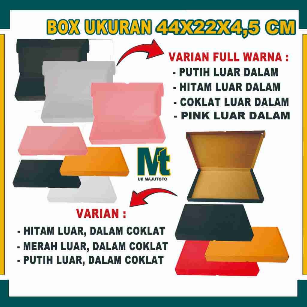 

Box 44x22x4,5 Cm / Box Lipat Samping / Box Pigura / Box Bucket / Kardus Hampers