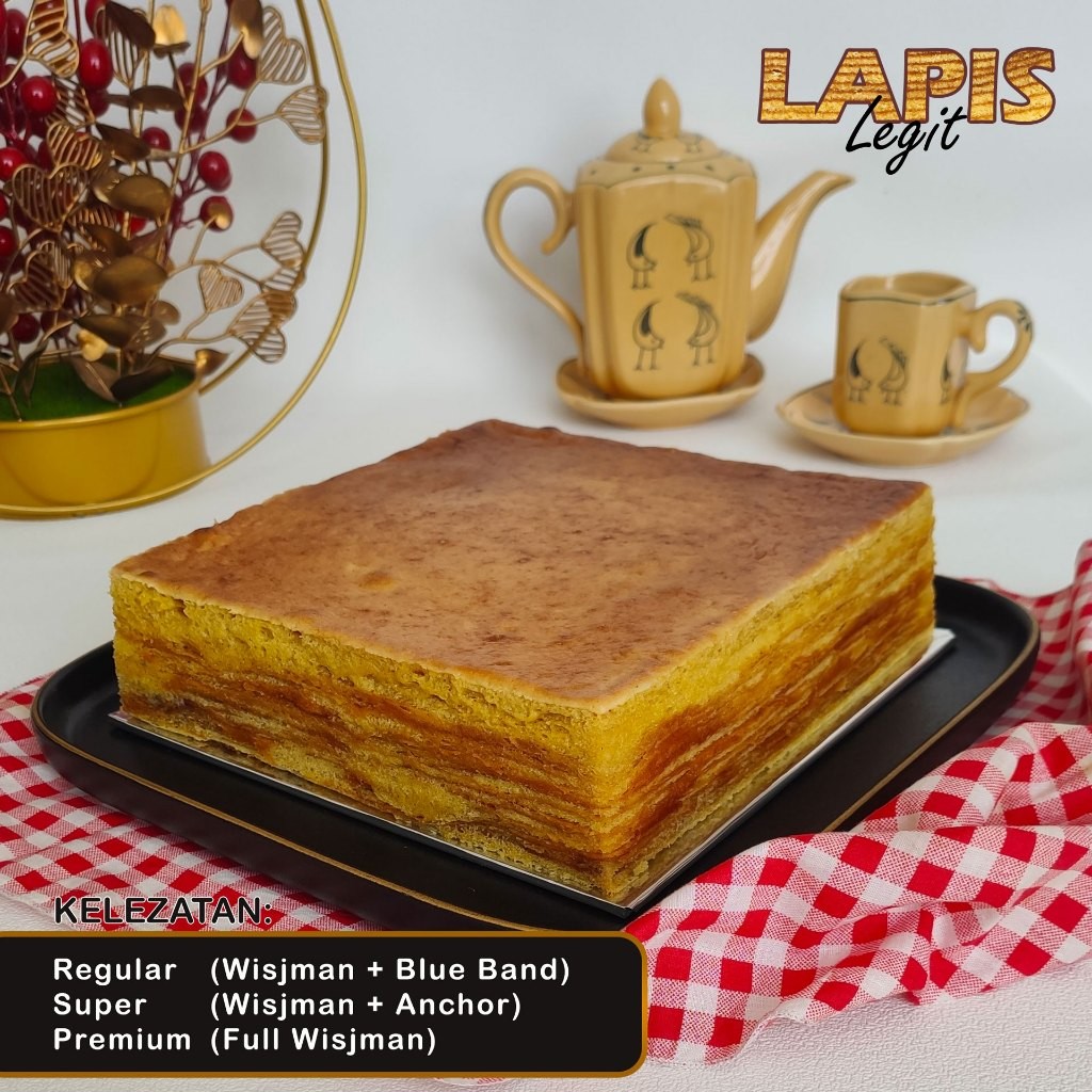 

Kue Lapis Legit Wijsman Wisman Premium Super Regular Tangerang