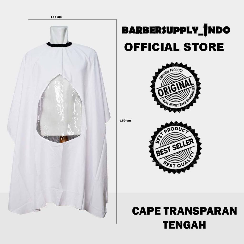 Kain Kep Kip Barber Cape Barber Transparan
