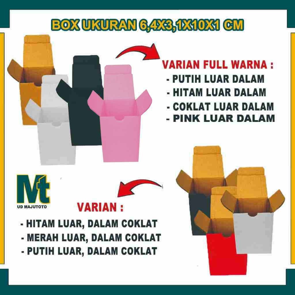 

Box 4,6x3,1x10,1 cm / Box Sliplock / Kardus Botol Parfum