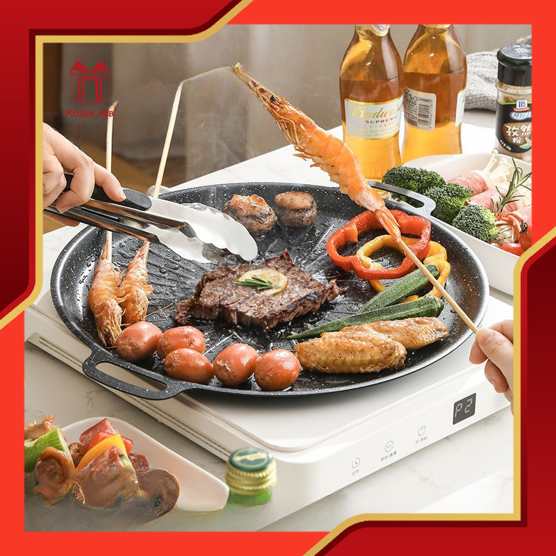 Teflon Anti Lengket / Teflon BBQ / Teflon Serbaguna / Wajan Teflon BBQ I KW06-KW08