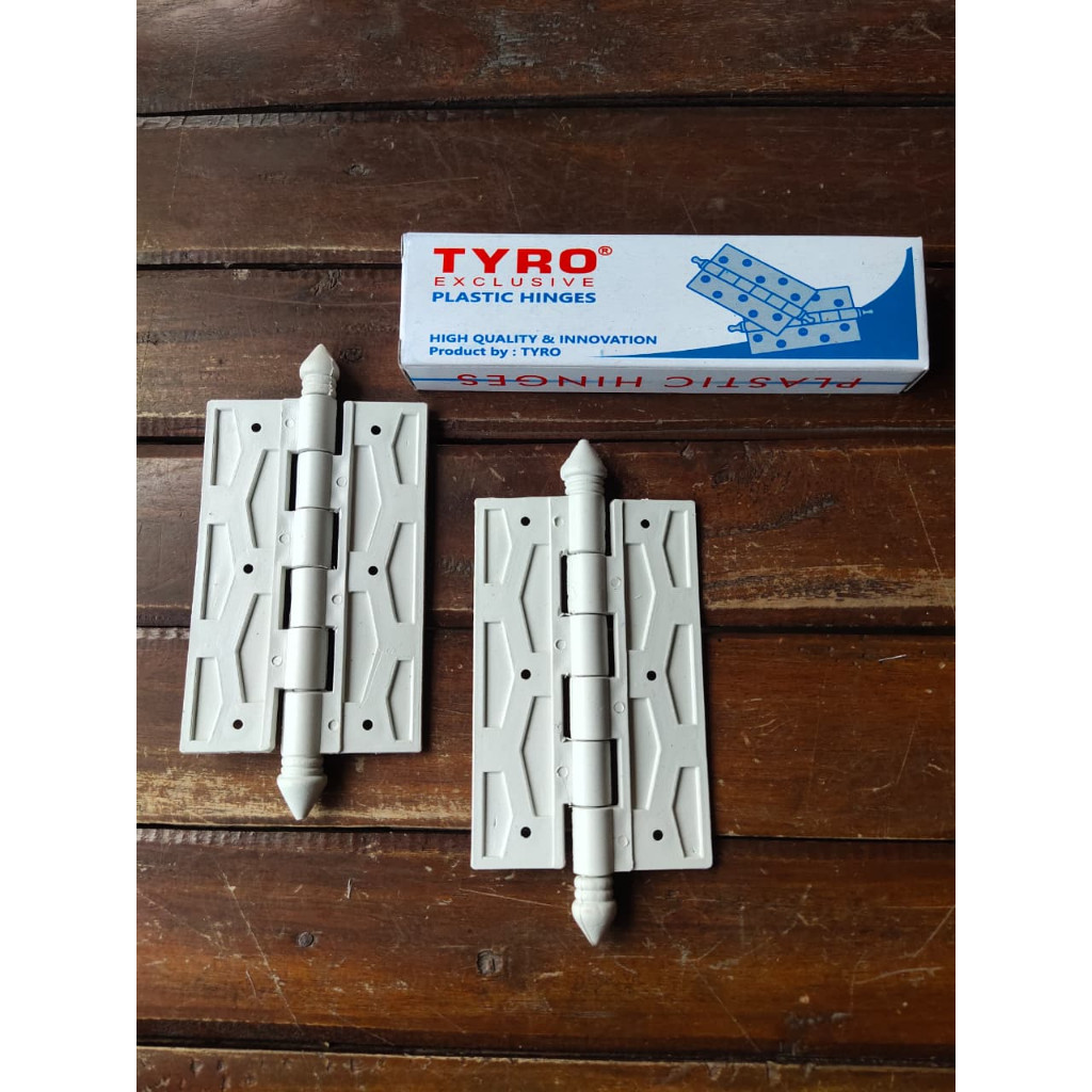 Engsel PINTU Plastik/Engsel Pintu Kamar mandi PVC TYRO (1 SET)