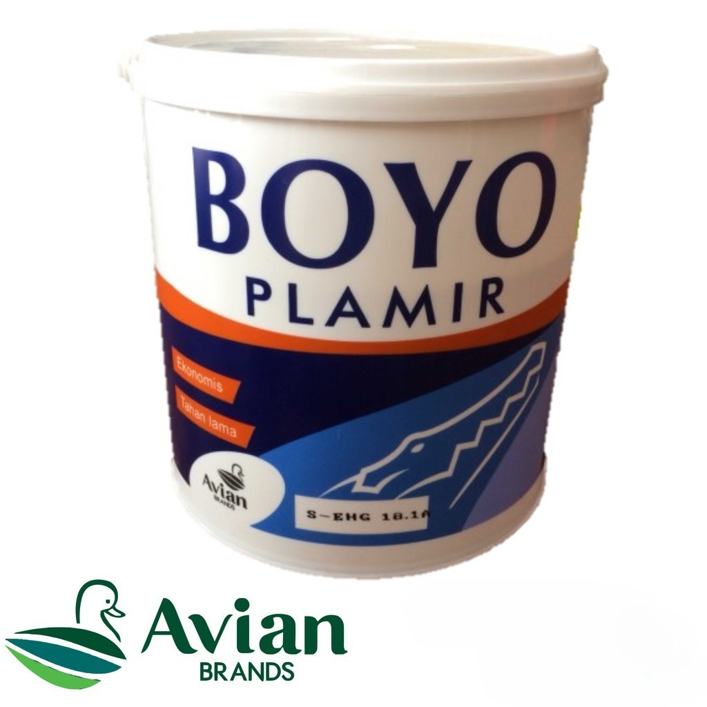 Plamir Instan BOYO/Plamir dinding Merk BOYO /Boyo Plamir dinding cat dasar 5 kg Berkualitas