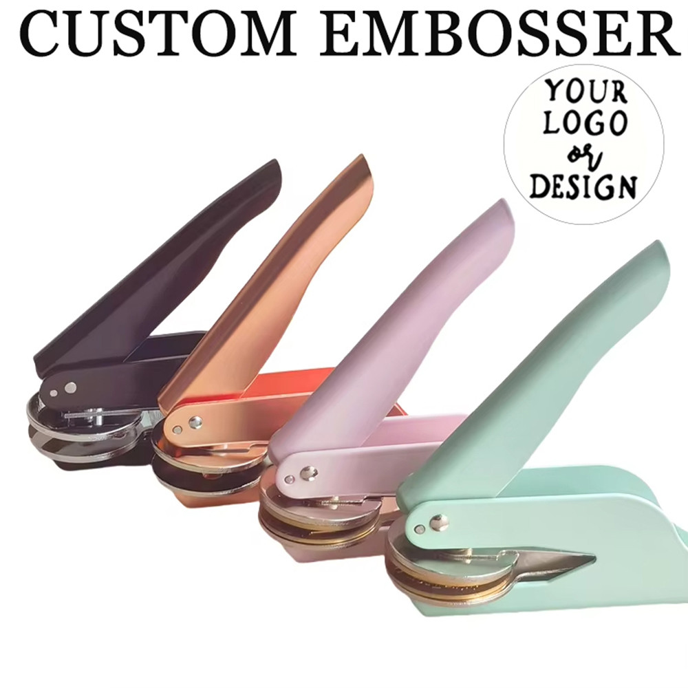 

Customized Embossed Stamp Personalized Custom Book Embosser Seal Wedding Invitation Logo Customization Embossing Paper Stamps