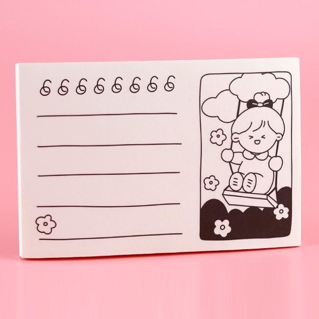 

BISA COD S6272 Sticky Notes / Memo Reminder Tempel / Sticky To Do List Kartun Paper Stationery - Ayunan