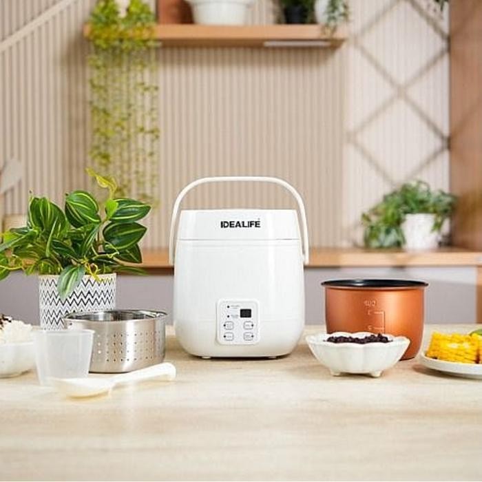 IDEALIFE - Mini Rice Cooker Low Sugar/Carbo 1.2Litre IL-110B