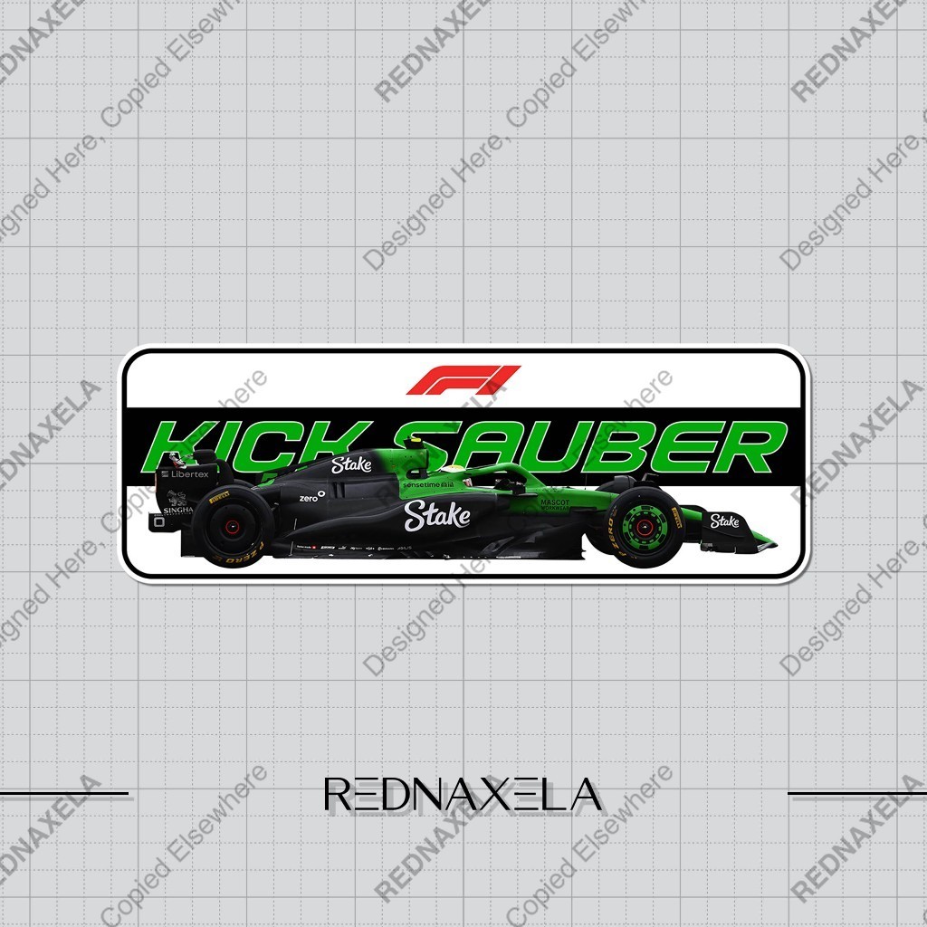 

Stiker Vinyl Formula 1 Racing Team Kick Sauber Outdoor High Quality Waterproof Sticker