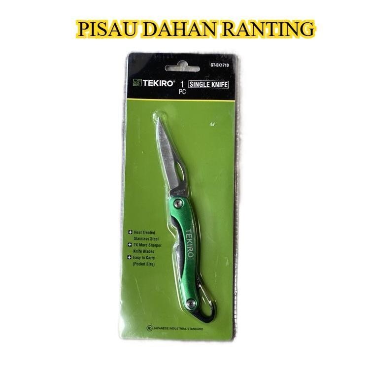

TEKIRO Pisau Sambung Tekiri Okulasi Tanaman 189mm CT-SKY710 - Alat Sambung Dahan Kebun Kopi & Buah Praktis untuk Hobi Berkebun & Pertanian Modern