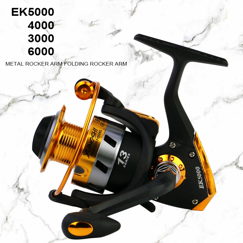 BISA COD YUMOSHI REEL SKING EK3000 EK4000 EK5000 EK6000 Reel Pancing Spinning 12 Ball Bearing