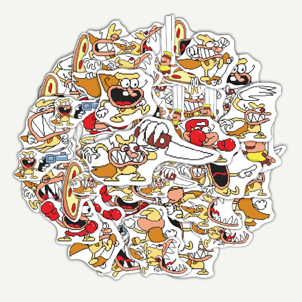 

Sticker Pack Stiker Pizza Tower V37 | Sticker TUMBLR | Stiker LAPTOP KOPER HELM