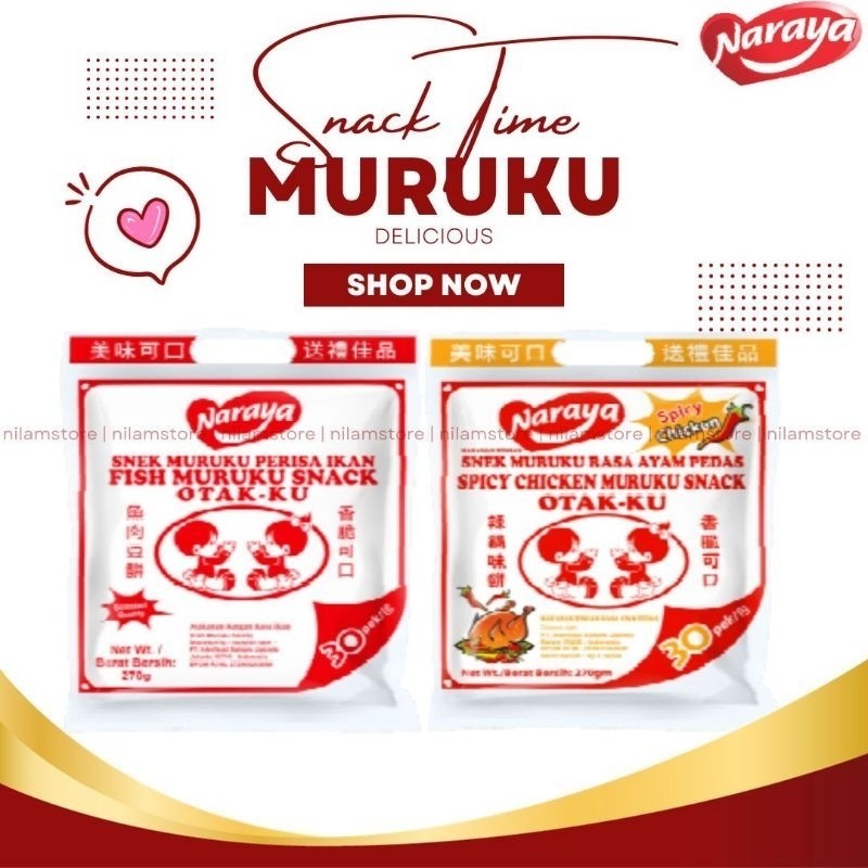 Muruku Snack Ikan isi 30 pcs - Muruku Snack