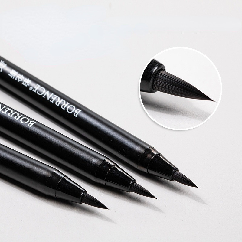 

High Quality Calligraphy Practice Pen Soft Watercolor Brush BR Small Regular Script Brush Student Art Painting Writing Supplies