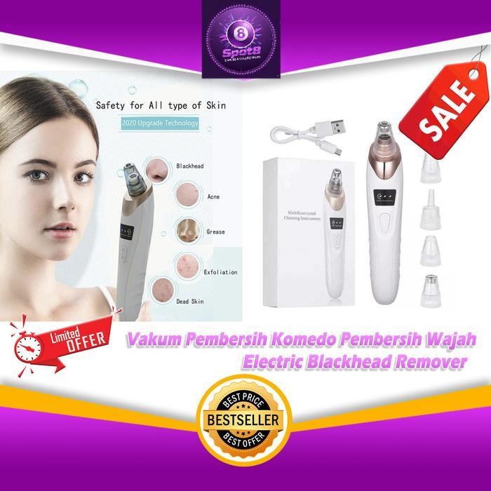 Spot8Murah Vakum Pembersih Komedo Pembersih Wajah Electric Blackhead Remover 0868 - Vakum Komedo