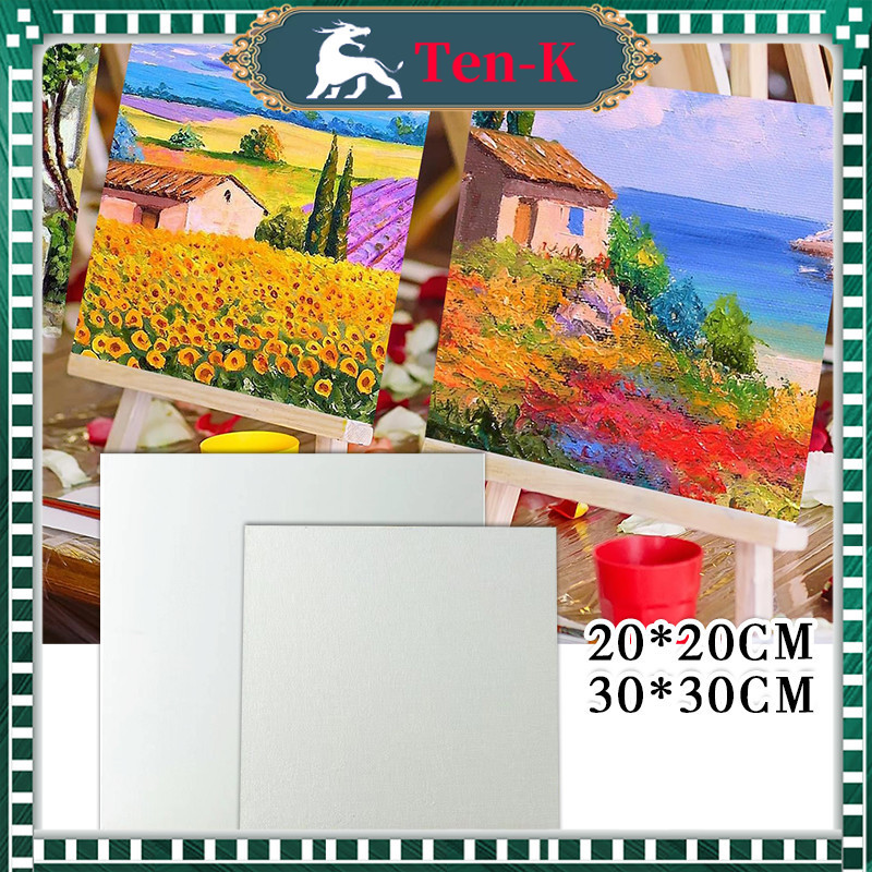 

20x20cm 30x30cm Kanvas Lukis / Canvas Stretched / Canvas Watercolor