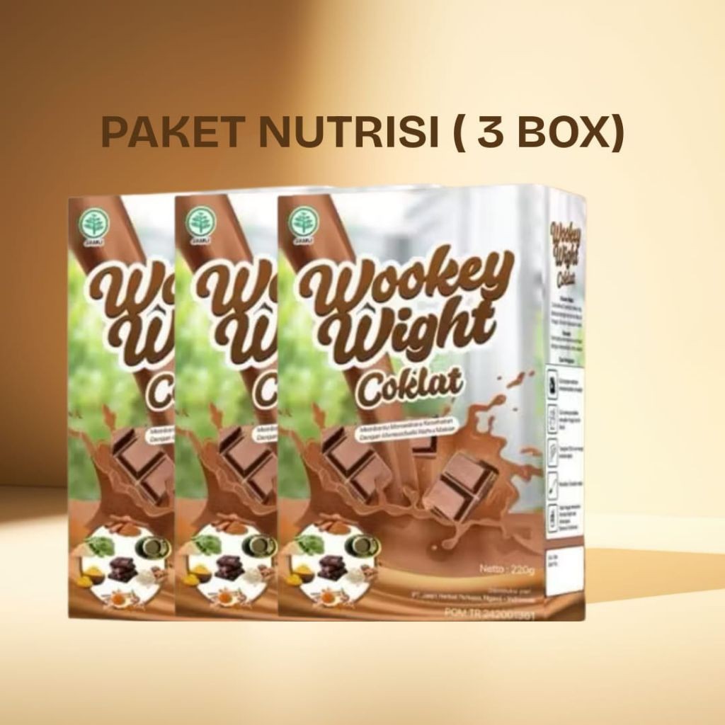

9.9 PAKET 3 BOX - Susu Bernutrisi Penggemuk atau Penambah Berat Badan Rasa Cokelat Isi 220gr