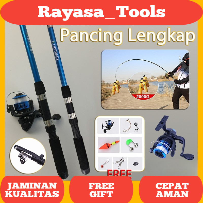 Joran Pancing Set Pancing 1 Set Lengkap Kuat Murah Set Joran Satu Set Joran Pancing Set Pancing Mura