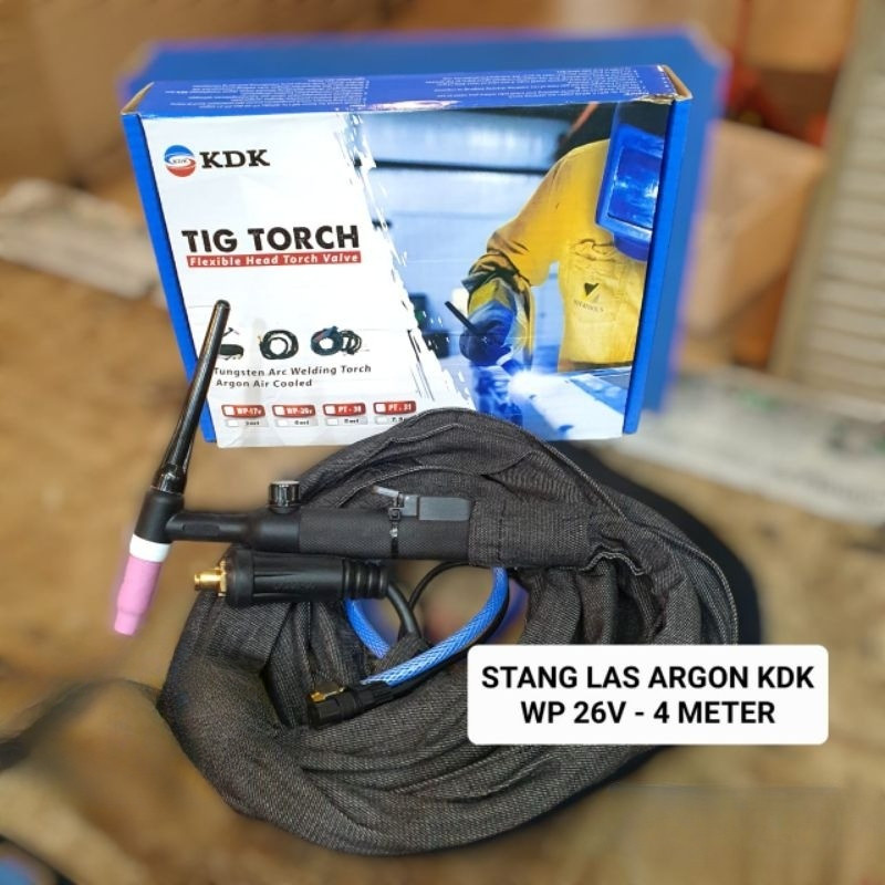 STANG LAS ARGON WP26V - 4 METER / TIG TORCH LAS ARGON WP26 V - 4M / STANG LAS TIG ARGON WP26 WP26V K