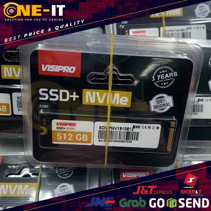 Visipro SSD+ NVME 512 GB 512GB SSD M.2