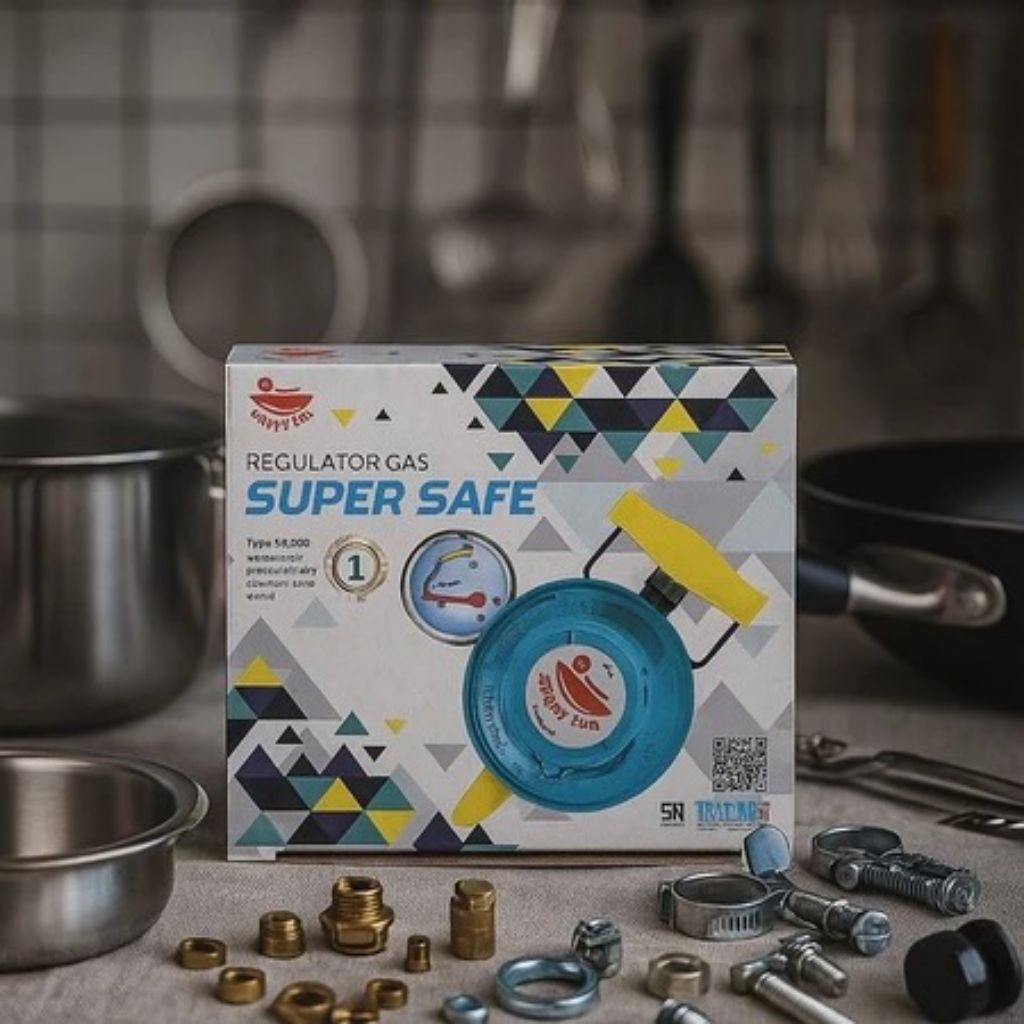 Regulator Super Safe Happy Fun/Regulator Gas/Regulator double look/Anti Bocor Dan Awet/Regulator LPG