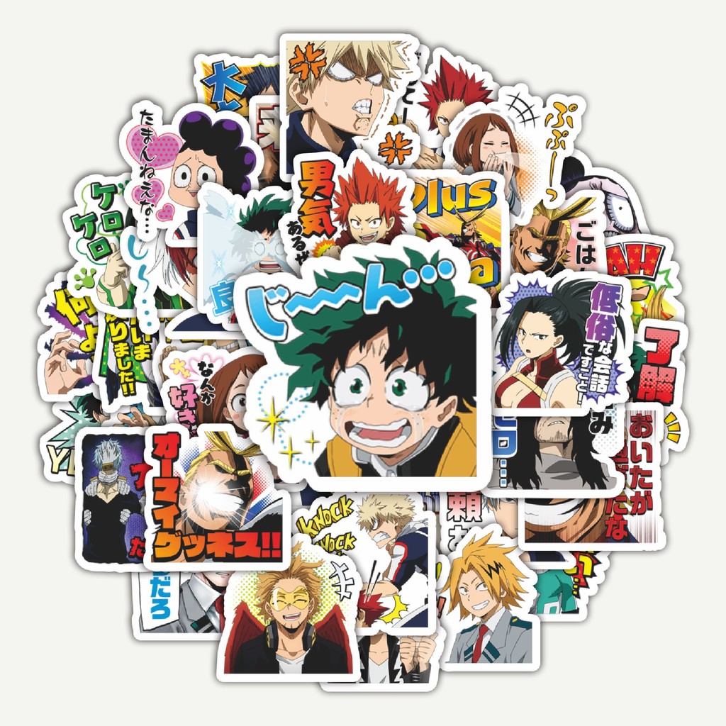 

Sticker Pack Stiker Anime My Hero Academia Japan Anime V7 | Sticker TUMBLR | Stiker LAPTOP KOPER HELM