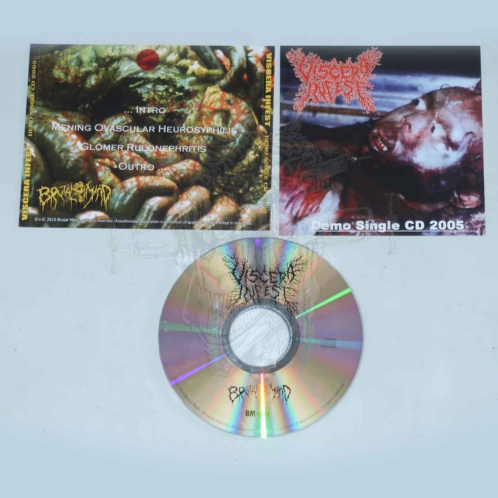 CD - VISCERA INFEST - Demo Single CD 2005 - Version 1