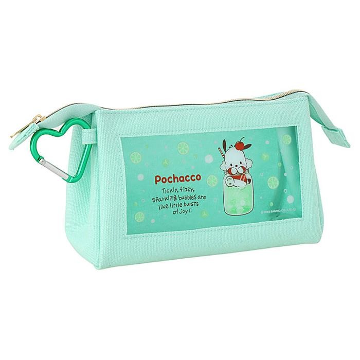 M-Plan Cubix Pencil Case Sanrio Carabiner Kotak Pensil Limited Edition - Pochacco