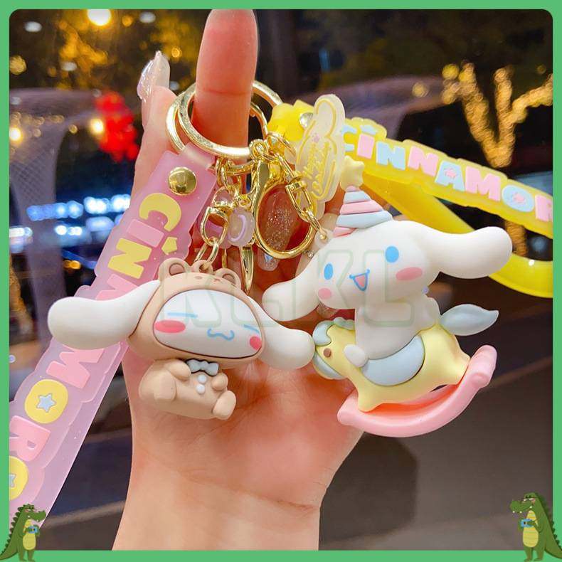 ✨ KLKL ✨ Gantungan Kunci Couple Ganci Lucu Gantungan Kunci Miniso Cinnamoroll Gantungan Kunci Pink G