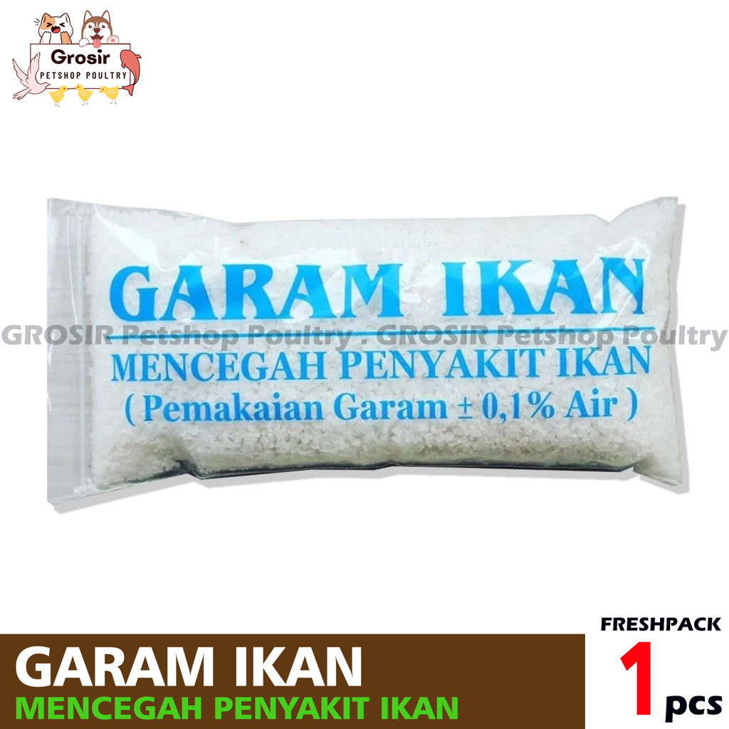 GARAM IKAN OBAT PENYAKIT IKAN DALAM AQUARIUM / GARAM GROSOK / GARAM KRISTAL / GARAM IKAN KRISTAL