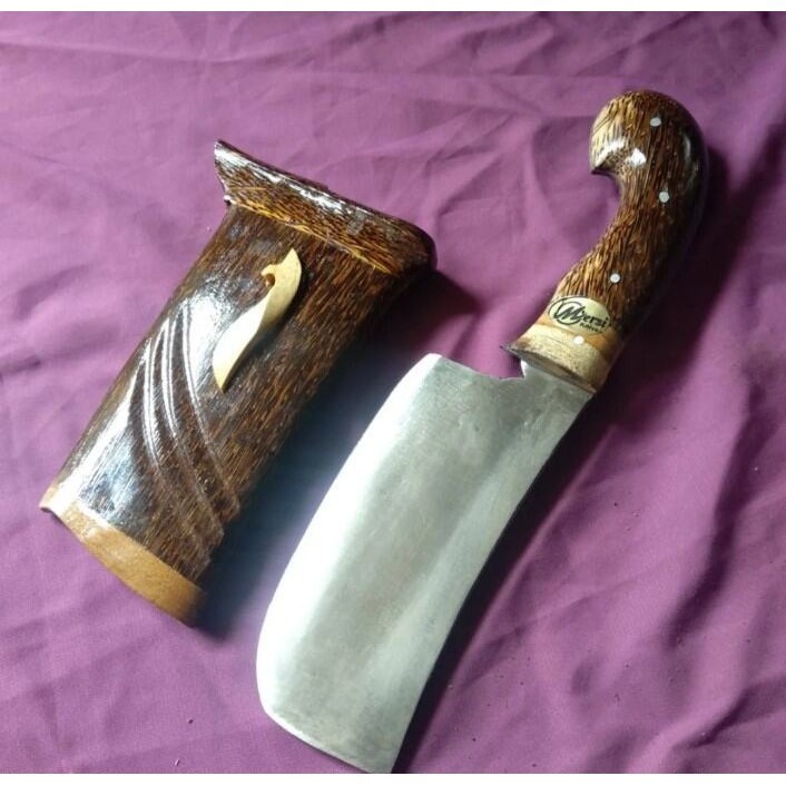 GOLOK pemotong tulang sapi dan kambing asli baja per full tank siap pakai