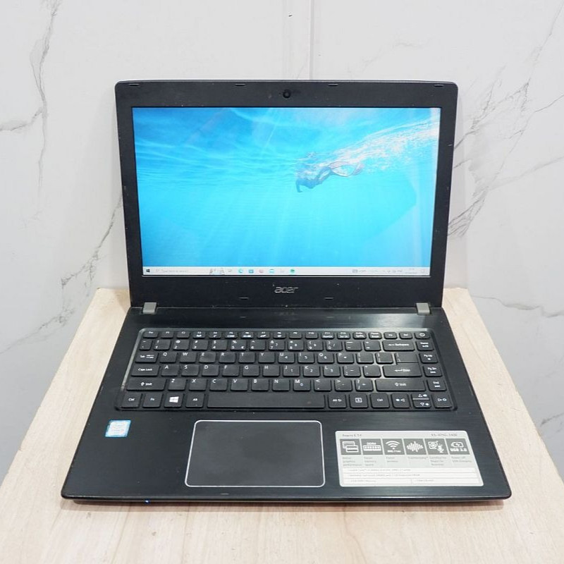 Leptop Acer Aspire E5-475 Intel Core i3-6006U Ram 16Gb 512Gb Normal Siap Pakai - Leptop Leptop Murah