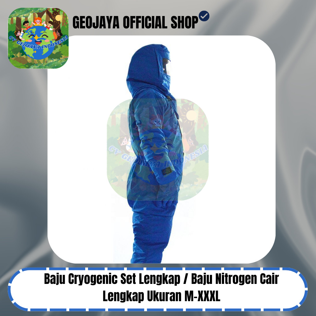 Baju Cryogenic Set Lengkap / Baju Nitrogen Cair Lengkap Ukuran M–XXXL
