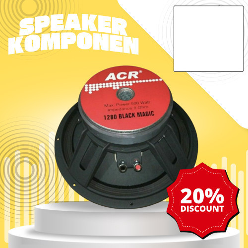 SPEAKER ACR BLACK MAGIC 12" 1280 MK1 FULLRANGE 500 Watt