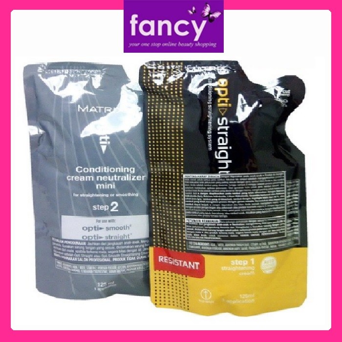 MATRIX OPTISTRAIGHT MINI (Pelurus Rambut) / Optisculpt Paket 125mlx2 Smoothing