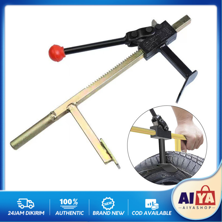 CENTRA.SHOP Alat Cukit Pelepas Ban Alat Press Portabel Ban-Perbaikan Ganti Alat Pelepas Ban Motor/Mo