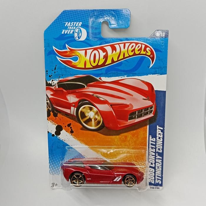 HOTWheels   2009 CORVETTE STINGRAY CONCEPT  FASTER THAN EVER   LWA14-414